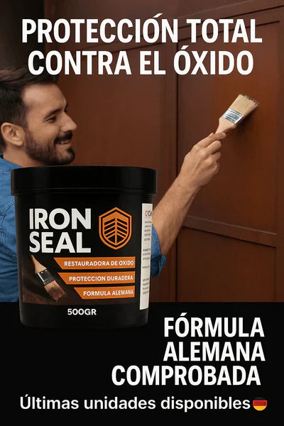 IRON SEAL: Pintura Anticorrosiva que sella y Protege el Metal Oxidado + Brocha de Regalo 🖌️