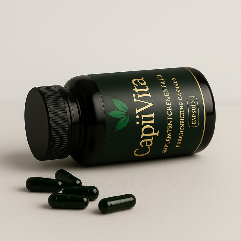 CapilVita – Suplemento Anticaída 💊 | Fortalece y Estimula el Crecimiento del Cabello 🌱 (30 cápsulas)