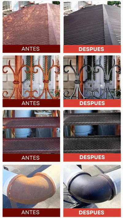 IRON SEAL: Pintura Anticorrosiva que sella y Protege el Metal Oxidado + Brocha de Regalo 🖌️